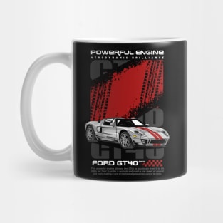 Vintage V8 GT40 Car Mug